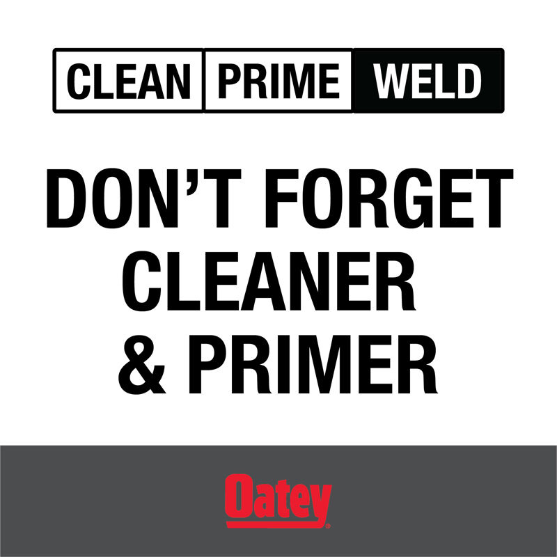 Oatey Heavy Duty Gray PVC Cement, 32-Oz