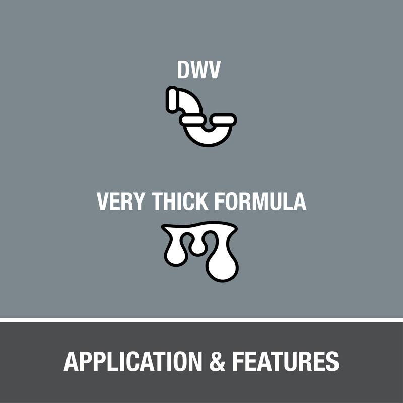 Oatey Heavy Duty Gray PVC Cement, 32-Oz