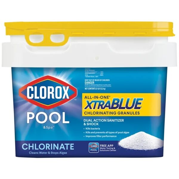 Clorox All-In-One XtraBlue Chlorinating Granules, 27-Lb