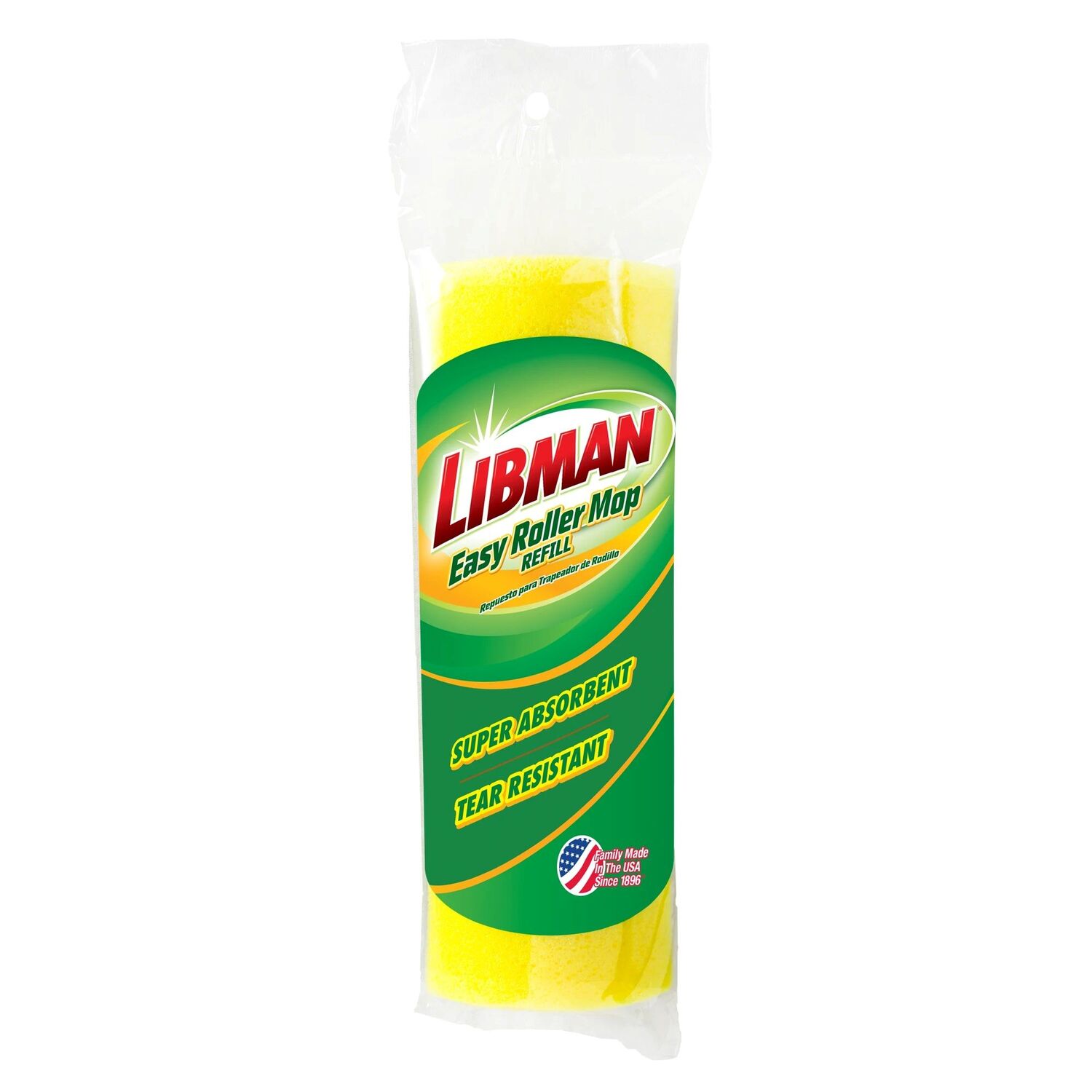 Libman Easy Roller Mop Refill, 9-In