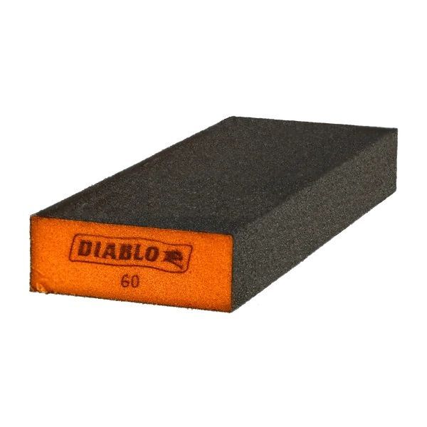 Diablo Tools 8-In x 3-In x 1-In 60-Grit Extended Flat Edge Sanding Sponge