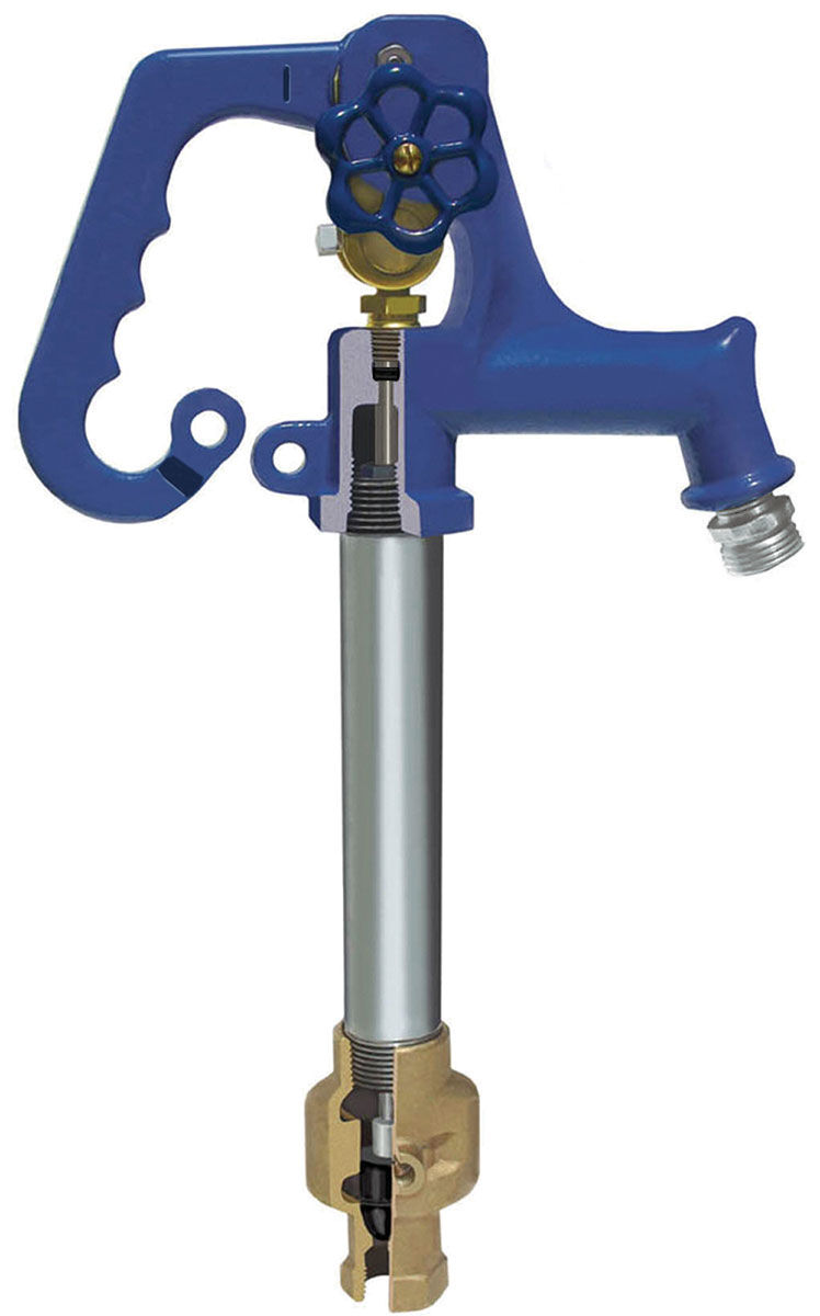 Simmons 800SB Series Deluxe Frost-Proof Yard Hydrant, 6-Ft