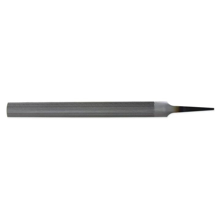 Crescent Half Round Double Cut Bastard File, 8-In