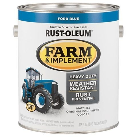 Rust-Oleum Farm & Implement Gloss Ford Blue Paint, 1-Gal