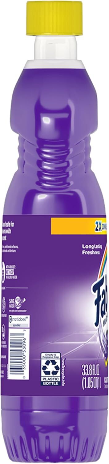 Fabuloso Multi-Purpose Cleaner Lavender Scent 2X Concentrated Formula, 33.8-Oz