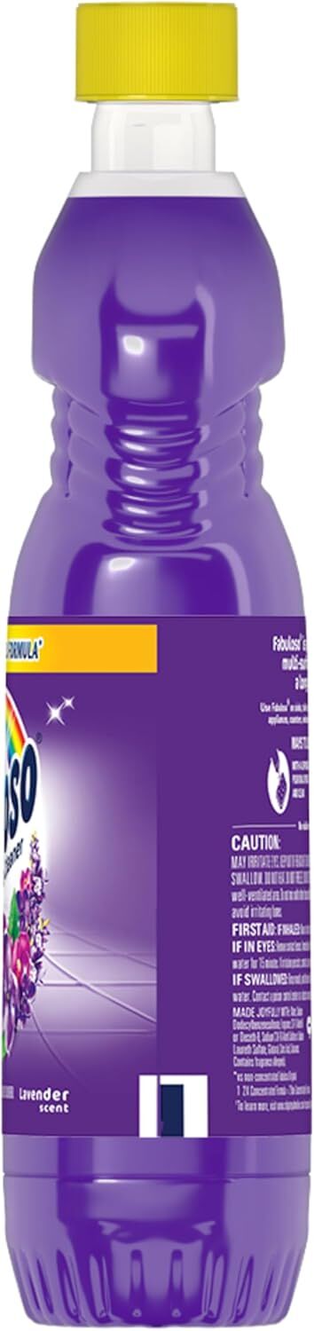 Fabuloso Multi-Purpose Cleaner Lavender Scent 2X Concentrated Formula, 33.8-Oz