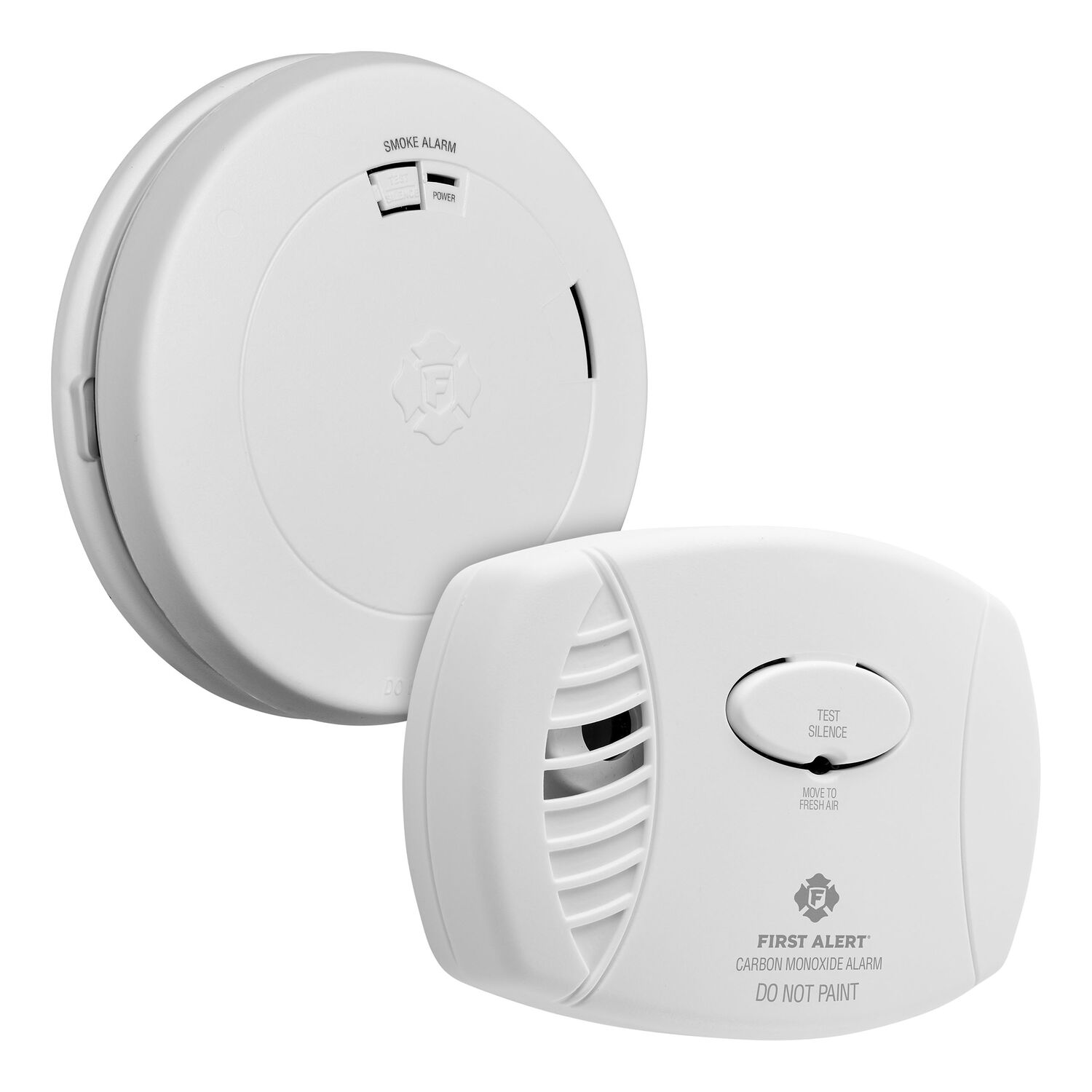 Frist Alert 10-Year Battery Smoke Alarm & Battery-Operated CO Alarm Value Pack