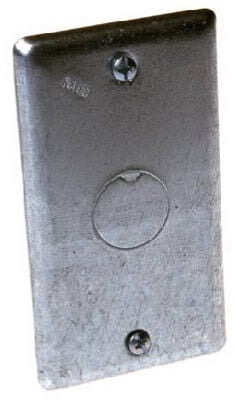 Raco Blank 1/2-In Knockout Handy Box Cover