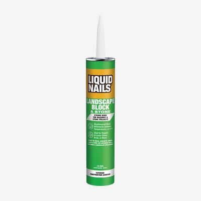 Liquid Nails Landscape Block & Stone Exterior Construction Adhesive, 10-Oz