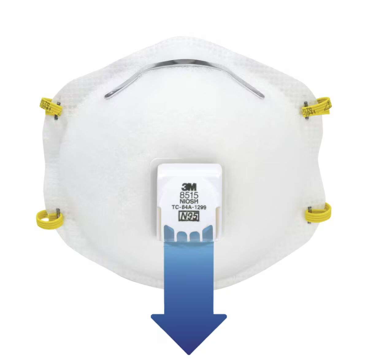3M N95 Welding Valved Respirator With Cool Flow Valve