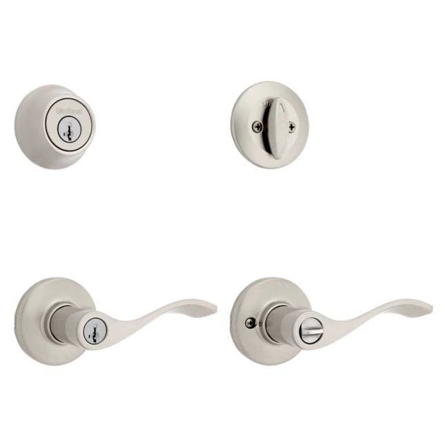 Kwikset Balboa Security Set Deadbolt Keyed One Side with SmartKey