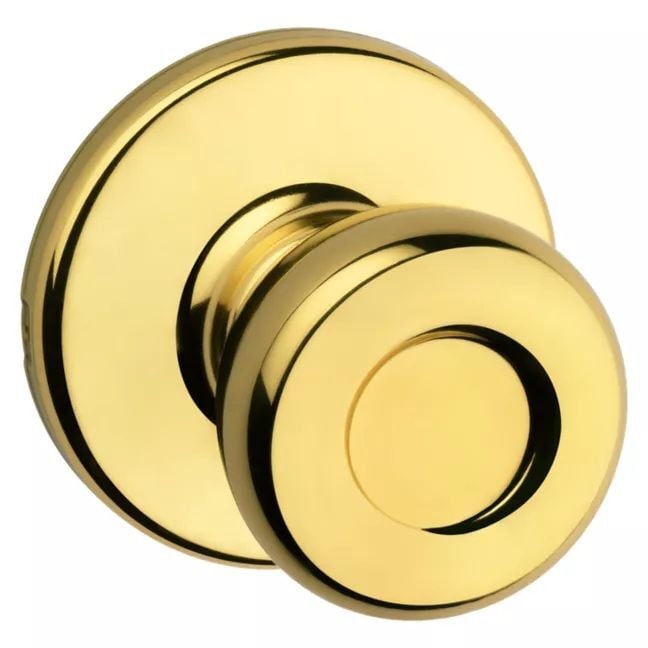 Kwikset Tylo Polished Brass Hall/Closet Knob