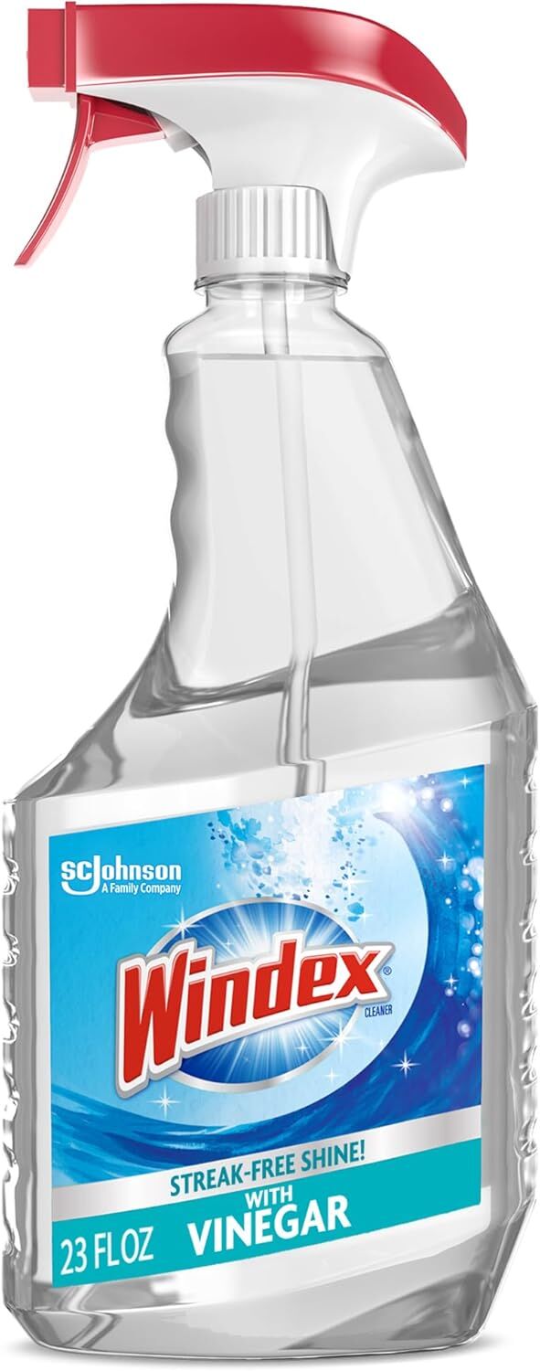 Windex Vinegar Glass Cleaner, 23-Oz