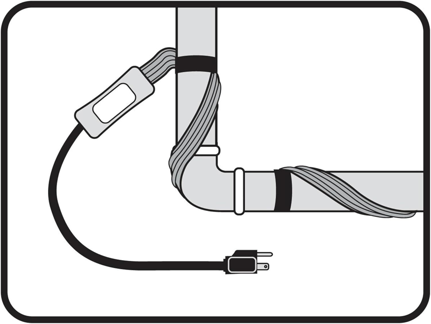 M-D Building Products Pipe Heating Cable, 12-Ft