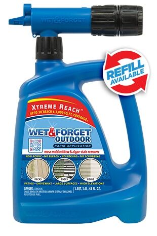 Wet & Forget Xtreme Reach Hose End Stain Remover, 48-Oz