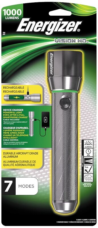 Energizer 1000 Lumen Rechargeable LED Flashlight
