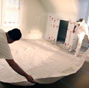 Trimaco SuperTuff Canvas Drop Cloths, 8-Oz, 4-Ft x 12-Ft