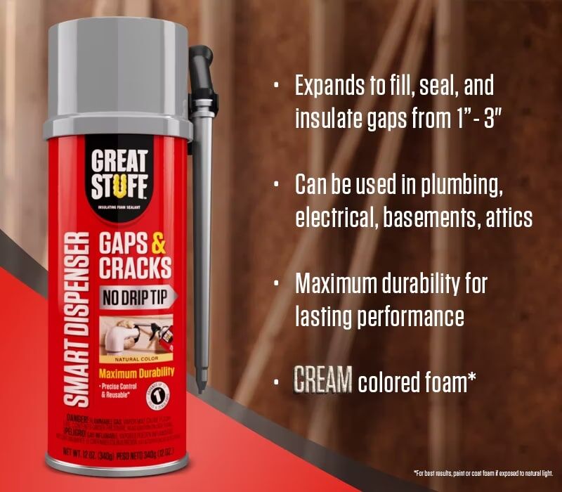 Great Stuff Insulating Foam Sealant, 12-Oz