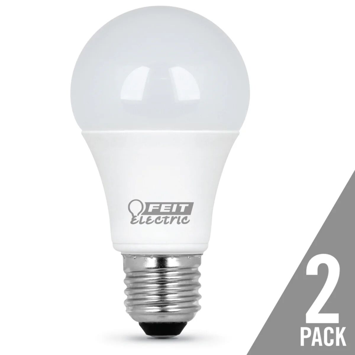 Feit Electric A19 11.2 Watt Frosted Daylight LED Light Bulb, 2-Pk