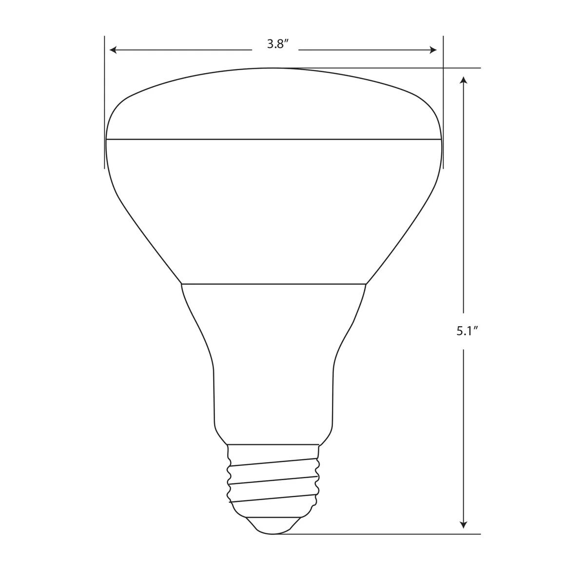 Feit Electric Soft White BR30 Dimmable Enhance Reflect LED Light Bulb, 65-W, 3-Pk