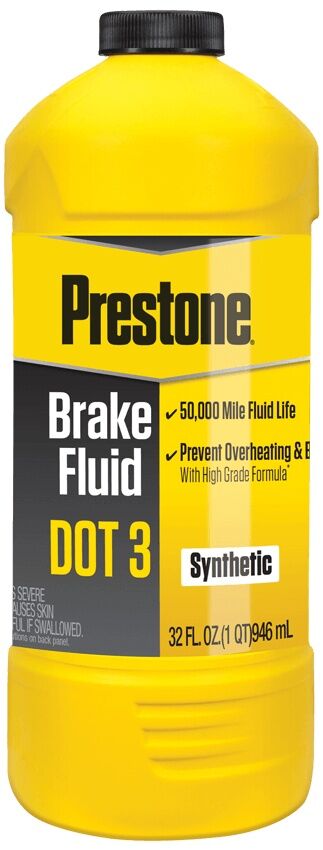 Prestone DOT 3 Brake Fluid, 32-Oz