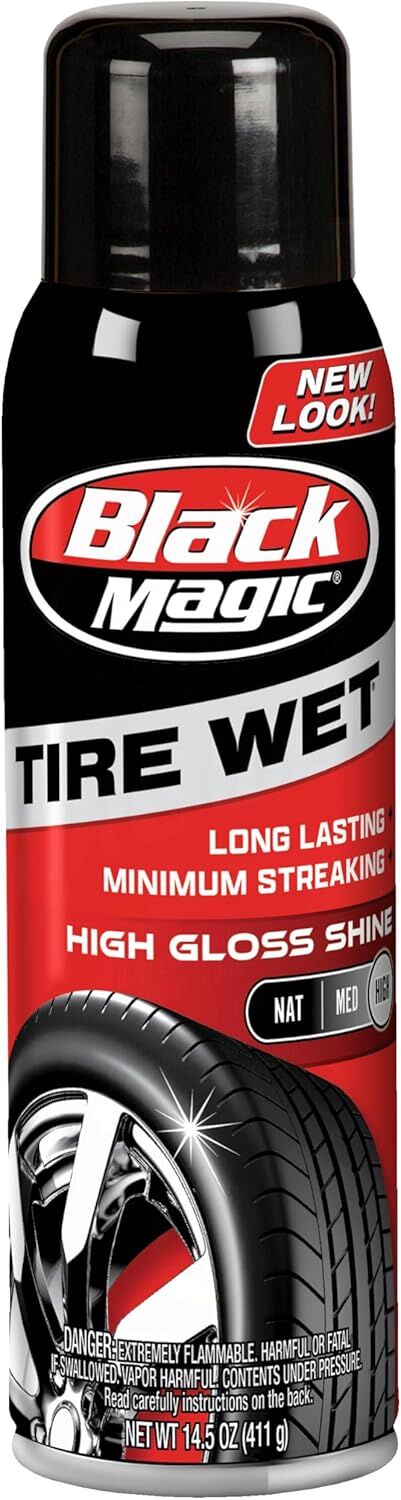 Black Magic Tire Wet Spray, 14.5-Oz