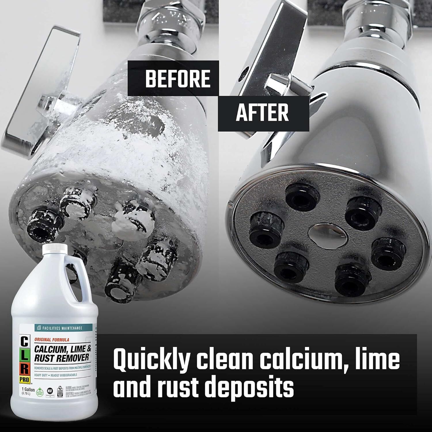 CLR PRO Calcium, Lime And & Remover, 1-Gal