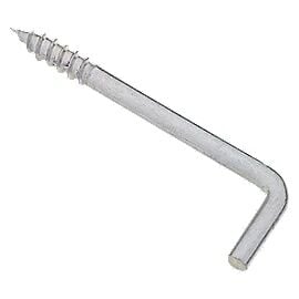 National Hardware Zinc Plated Square Bend #106, 2 5/8-In Hook, 3-Pc