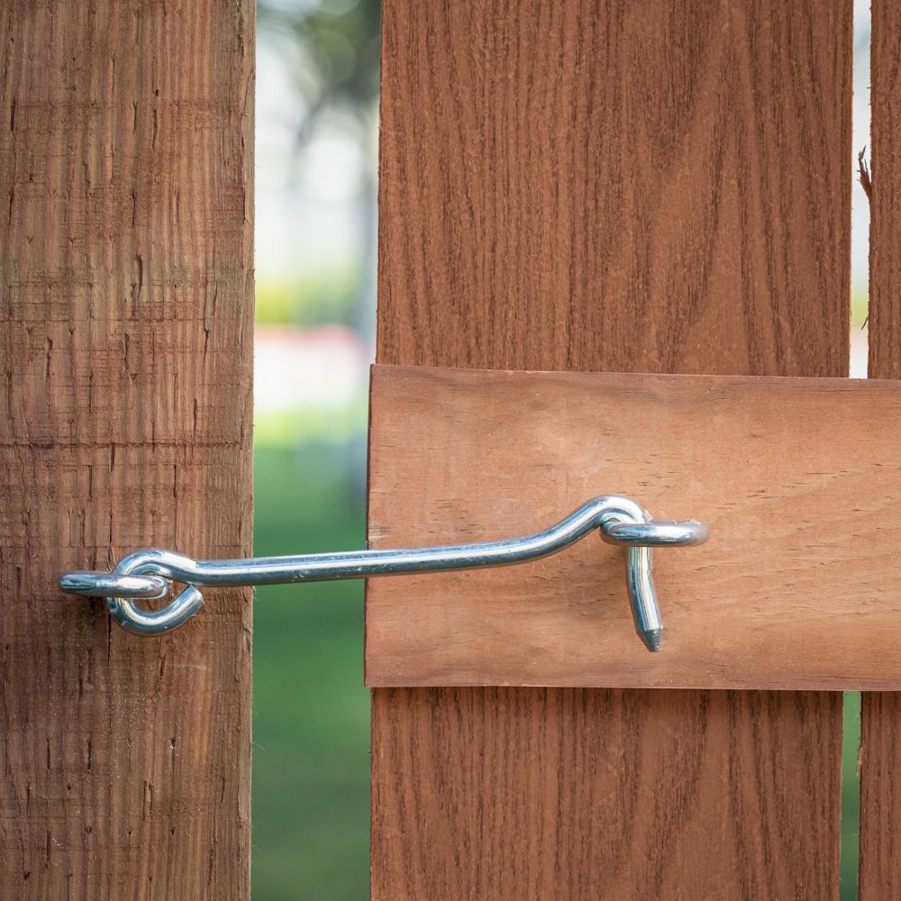 National Hardware Zinc Plated Gate Hook, 6-In