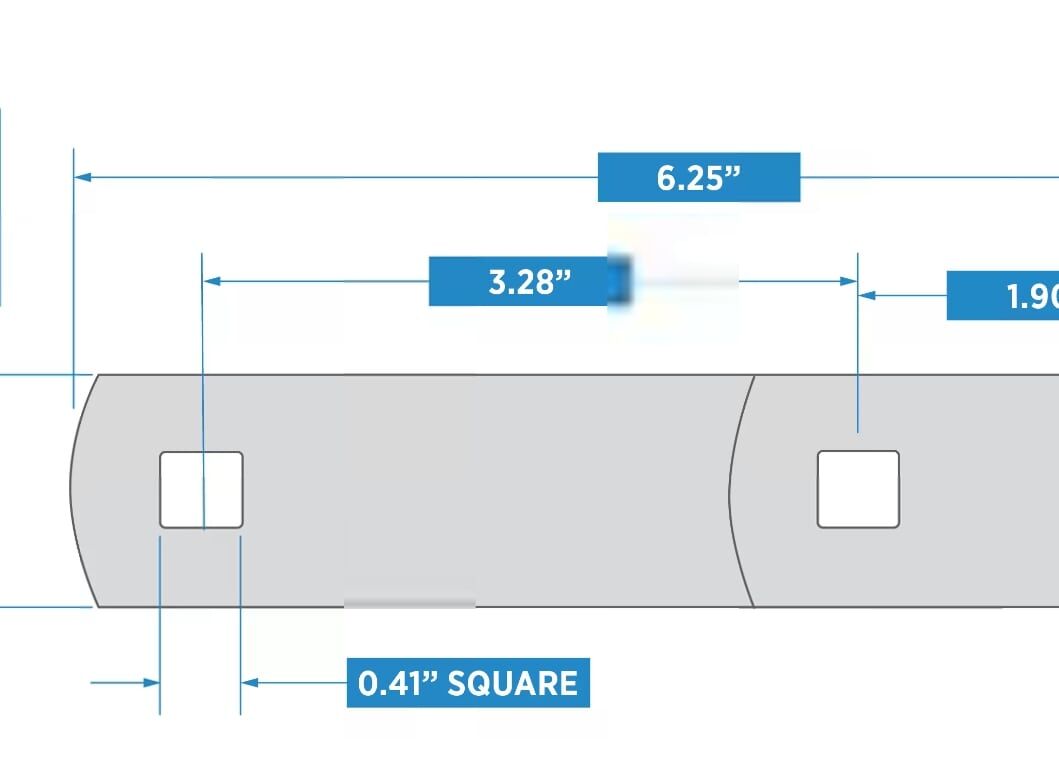 National Hardware Zinc Hinge Strap, 6-In