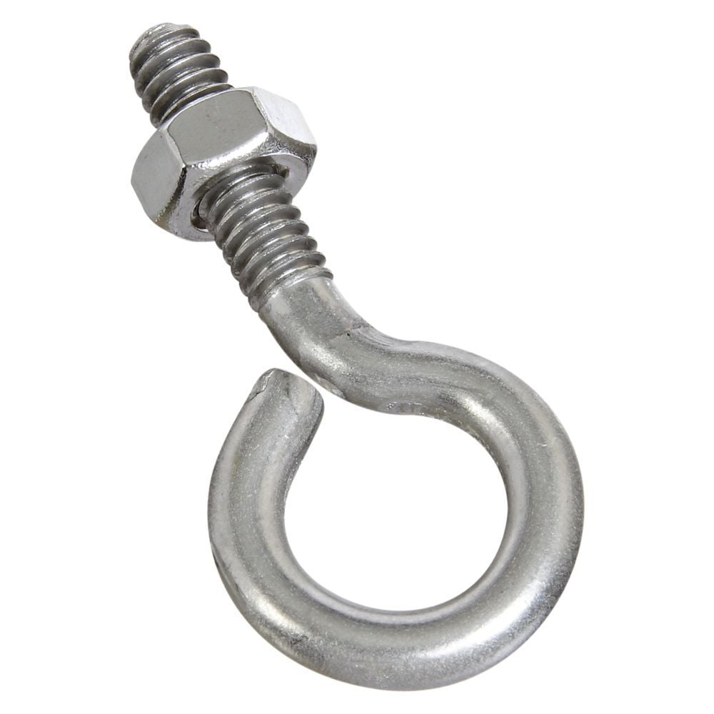 National Hardware Stainless Steel Eye Bolt, 1/4-In x 2-In