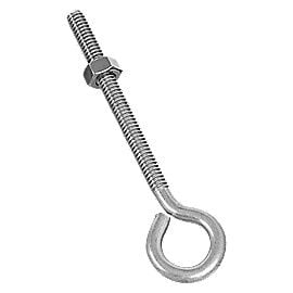 National Hardware Stainless Steel Eye Bolt, 1/4 X 4-In