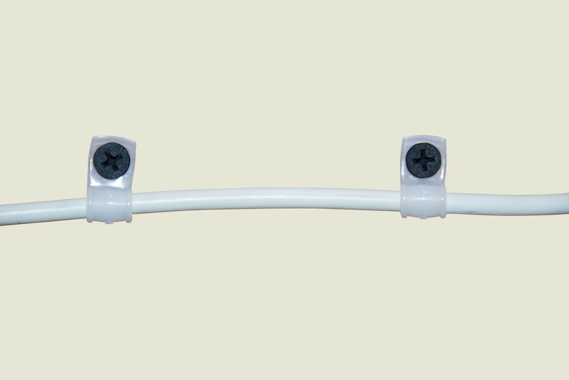 Gardner Bender Natural Plastic Cable Clamp, 3/8-In, 15-Pk