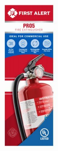 First Alert All-Purpose Fire Extinguisher, Red, 3A-40Bc - 4 in