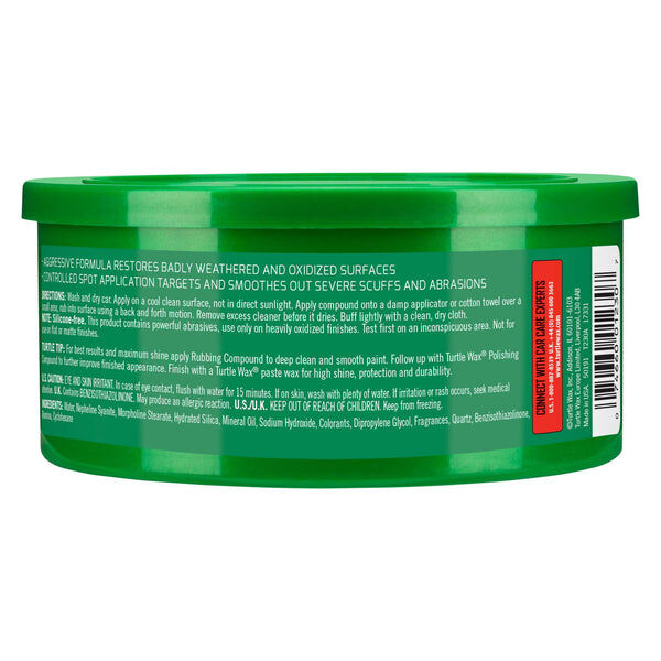 Turtle Wax Heavy Duty Rubbing Compound, 10.5-Oz