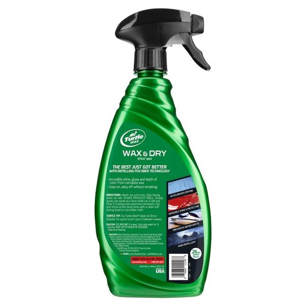 Turtle Wax Wax & Dry Spray Car Wax, 26-Oz