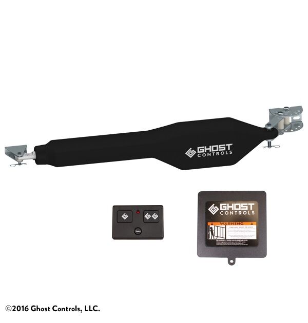 Ghost Controls Automatic Gate Opener Kit for Single Tube Gates