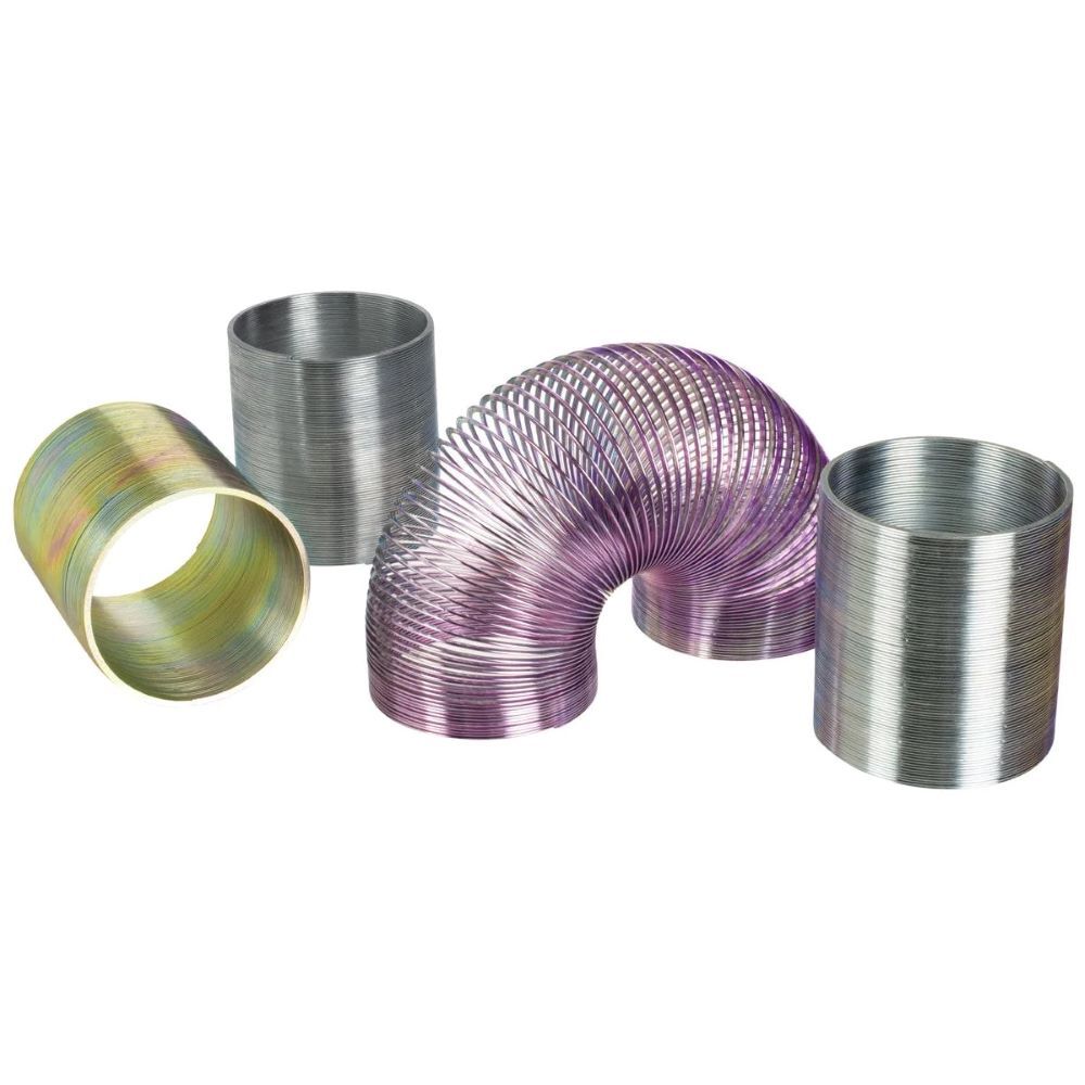 Toysmith Neato! Metal Magic Spring Assortment, 2-In