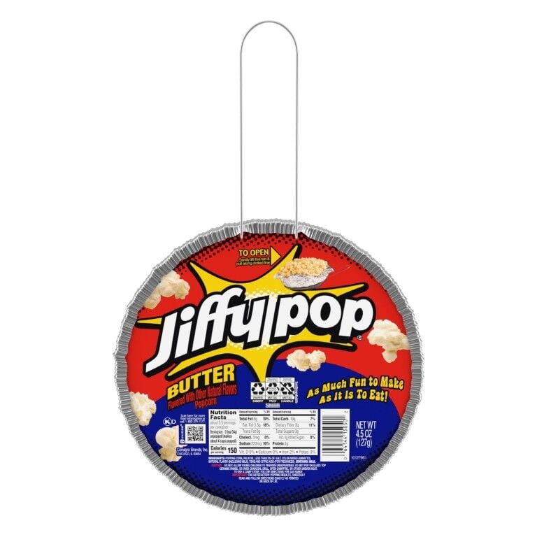 Jiffy Pop Butter Flavored Popcorn, 4.5-Oz