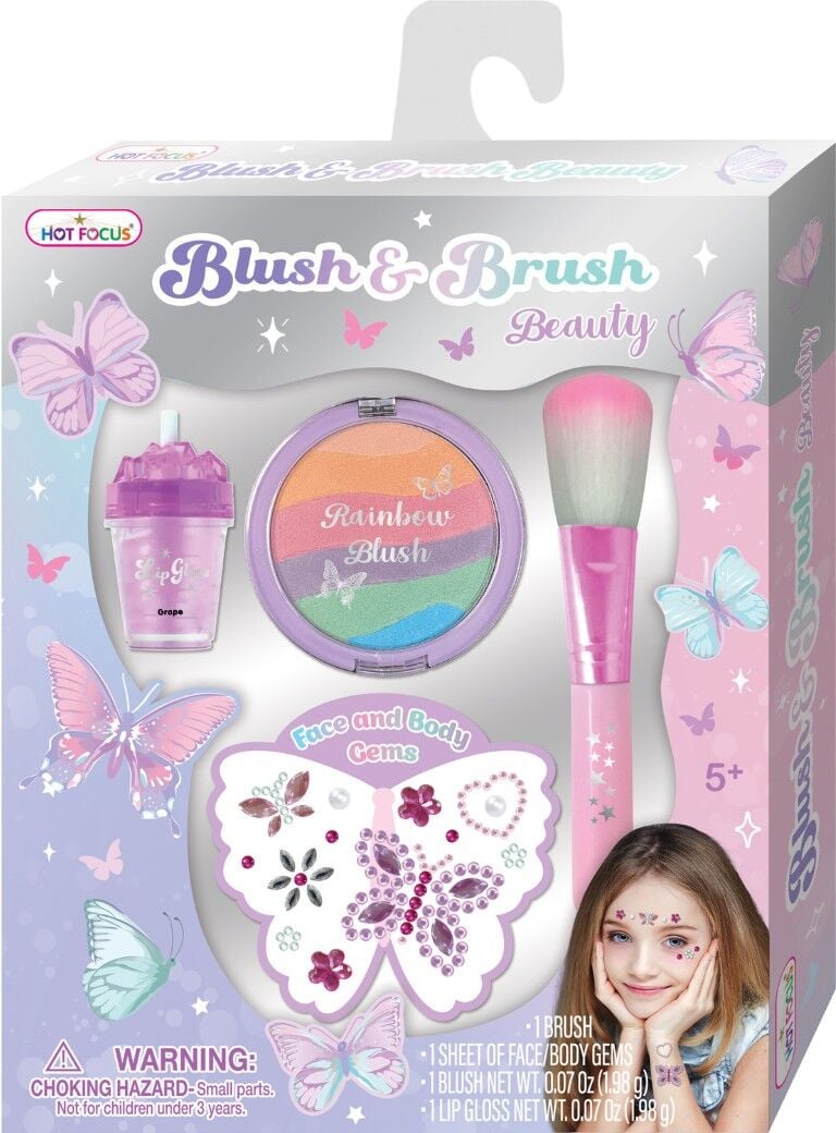Hot Focus Blush & Brush Beauty Kit