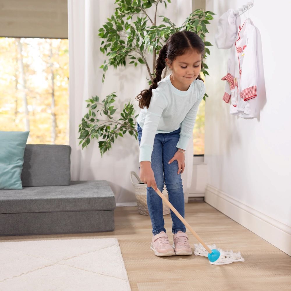 Melissa & Doug Dust! Sweep! Mop! Cleaning Play Set