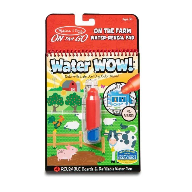 Melissa & Doug Water Wow Farm On the Go Travel Activity