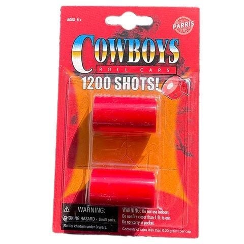 Parris Paper Roll Action Caps, 1200-Shots, 2-Pk