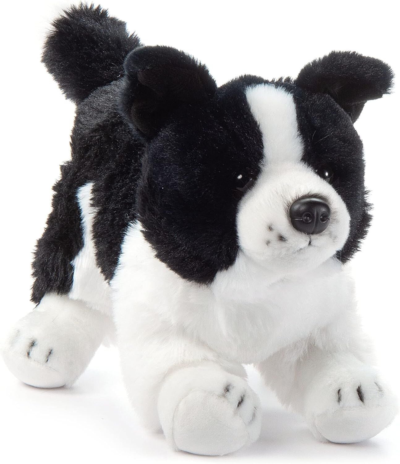 The Petting Zoo Border Collie Dog Stuffed Animal, 12-In