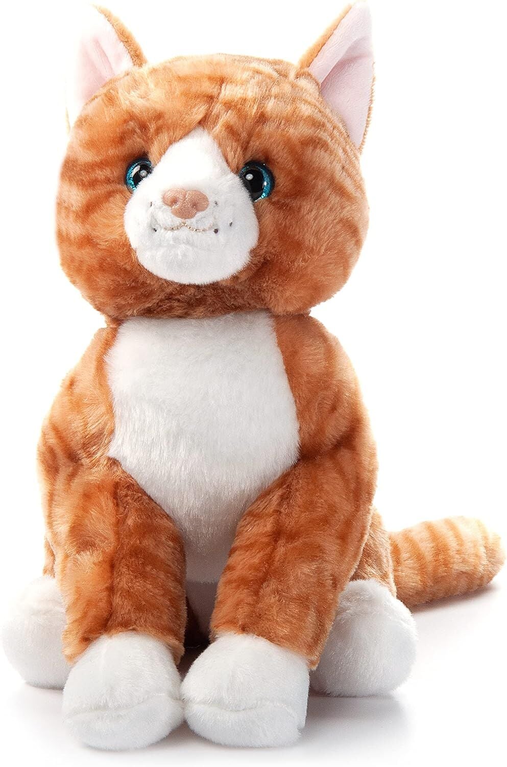 The Petting Zoo Orange Tabby Cat Stuffed Animal, 12-In