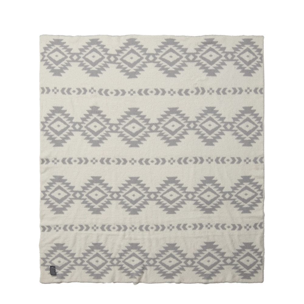 Carstens Inc. Hazy Grey Stretchy Throw Blanket, 50-In x 60-In