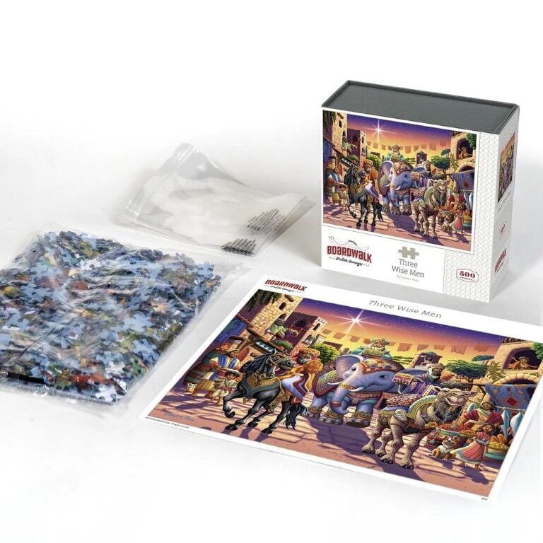 Boardwalk Puzzle Company Three Wise Men Puzzle, 500-Pc
