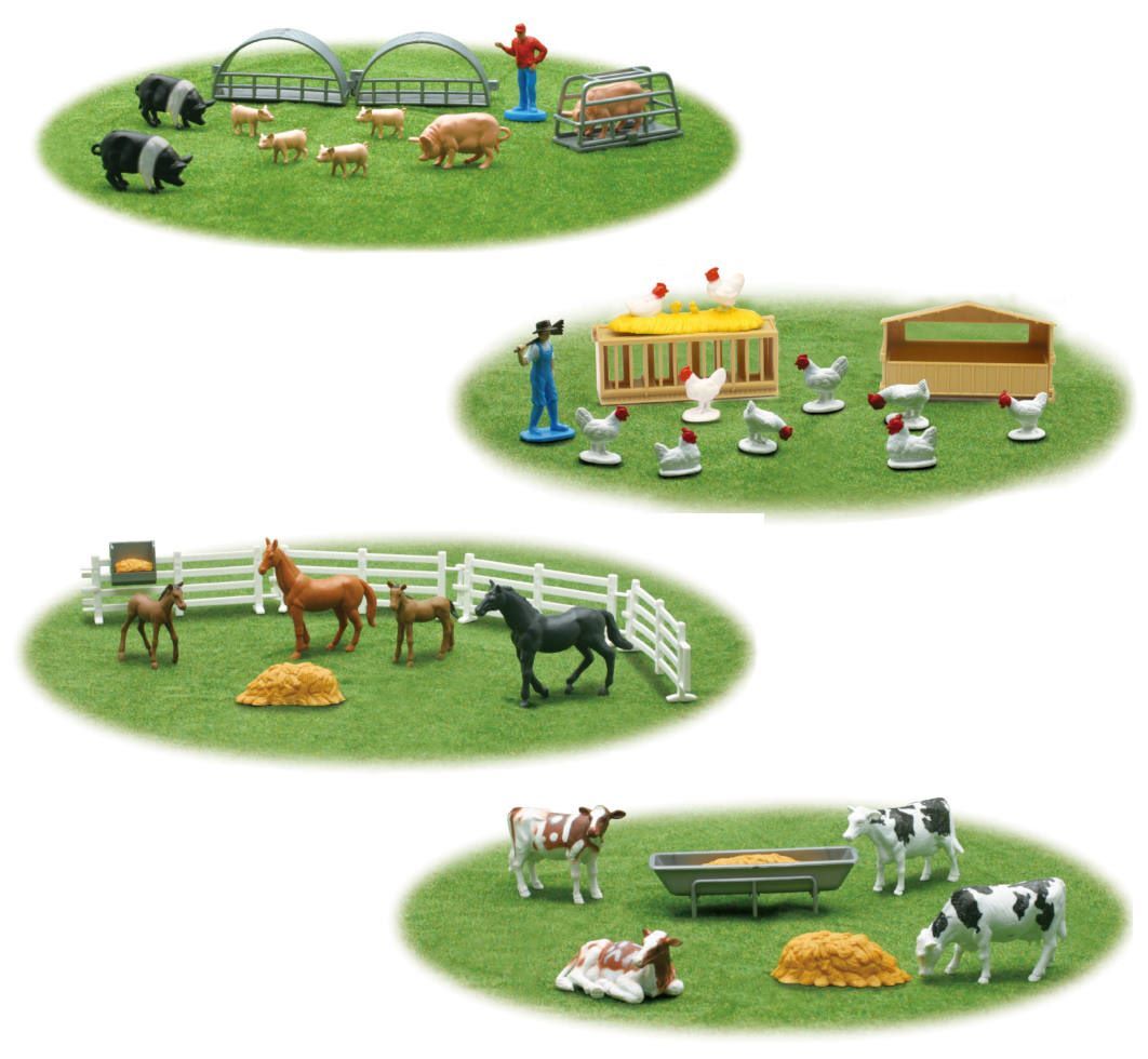New Ray Farm Animals Toy Set (Assorted) 