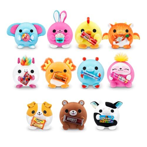 Zuru Snackles Random Surprise Small Snackle Plush With Snack