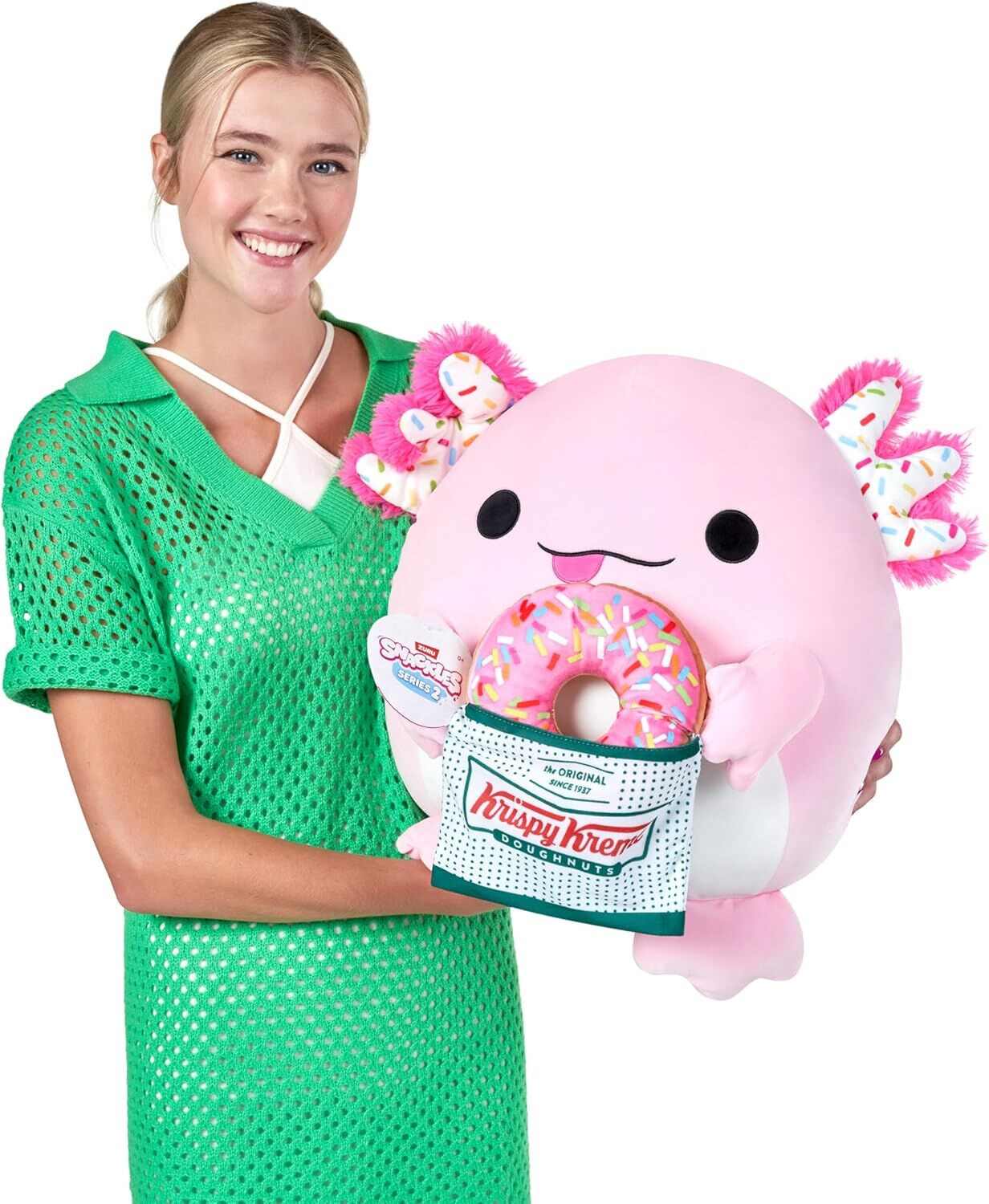 Zuru Snackles Random Surprise Snackle Plush With Snack, 14-In